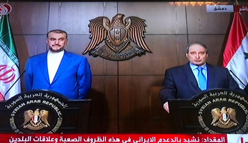 امیرعبداللهیان: با تمام قدرت درکنار سوریه علیه تروریسم می ایستیم/ ایران آماده تلاش برای جلوگیری از منازعه نظامی بین ترکیه و سوریه است / استقبال دمشق از هرگونه ابتکار عقب نشینی ترکیه از اراضی سوریه