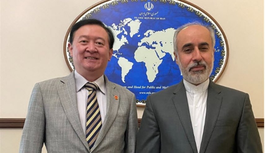 دیدار کنعانی و سفیر چین در ایران
