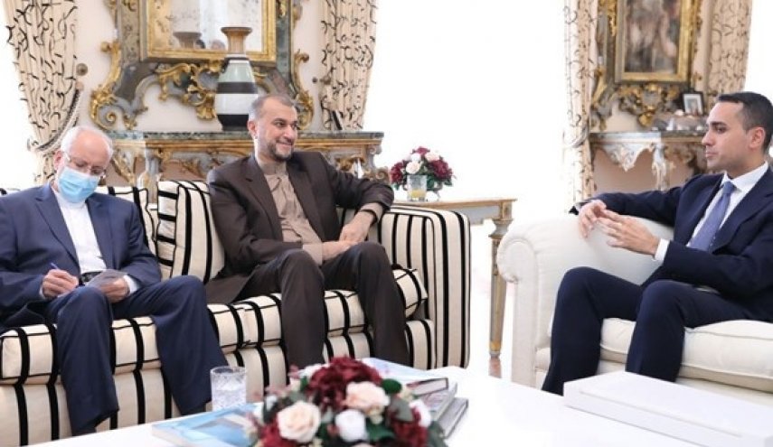 امیرعبداللهیان خطاب به همتای ایتالیایی: خواستار سهم طبیعی خود در بازار انرژی هستیم