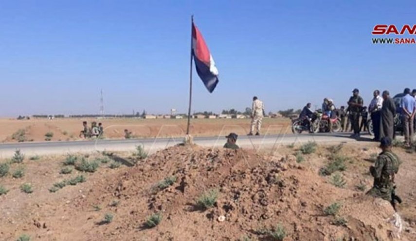 اهالی روستایی در سوریه یک کاروان نظامی آمریکایی را بیرون کردند