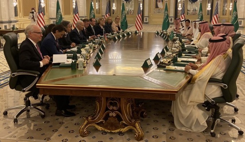 دیدار جو بایدن با محمد بن‌سلمان