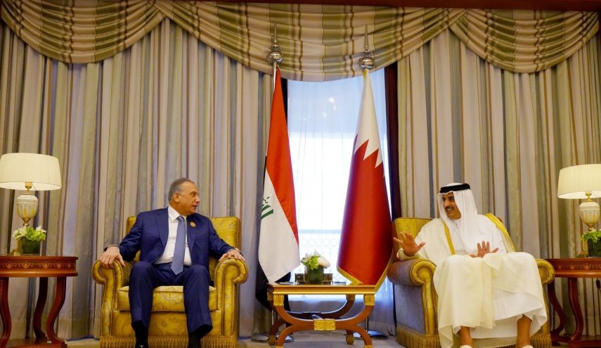 الكاظمي يبحث مع أمير قطر تعزيز التعاون في مجال الطاقة والغاز