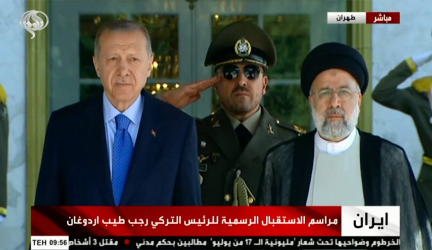 استقبال رسمی رئیسی از اردوغان در سعدآباد