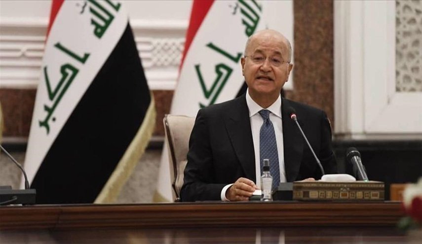 الرئيس العراقي: إيران طرف رئيسي فاعل ومهم في المنطقة