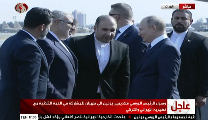 پوتین وارد تهران شد