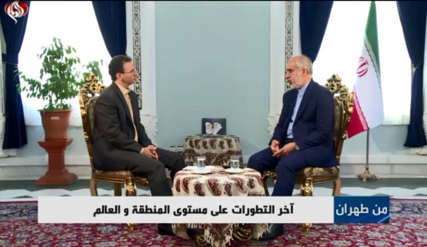 کنعانی در گفتگو با العالم: هر گام عملی از سوی ریاض با گام‌های بیشتر پاسخ داده خواهد شد