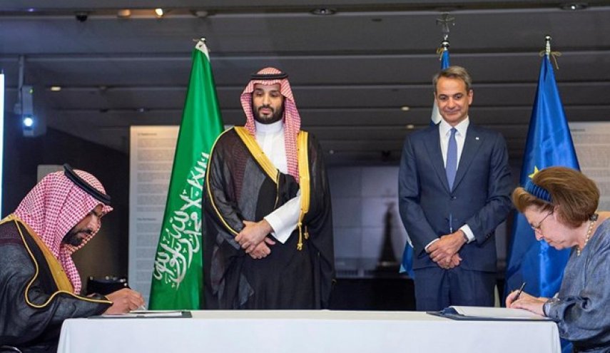 بن‌سلمان در یونان؛ آتن‌ و ریاض توافقنامه‌ امضا کردند