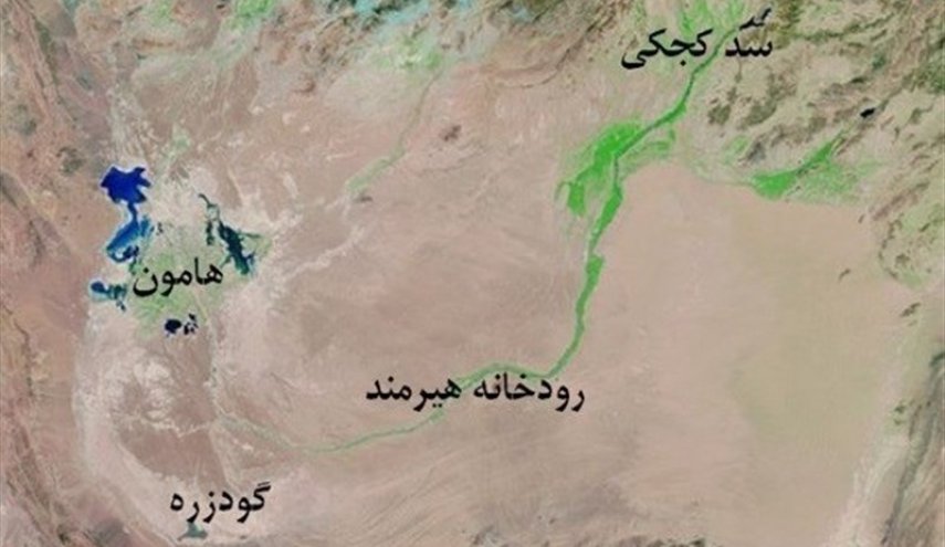 سیلاب پس از گذر از موانع متعدد کشور افغانستان به سیستان رسید + فیلم