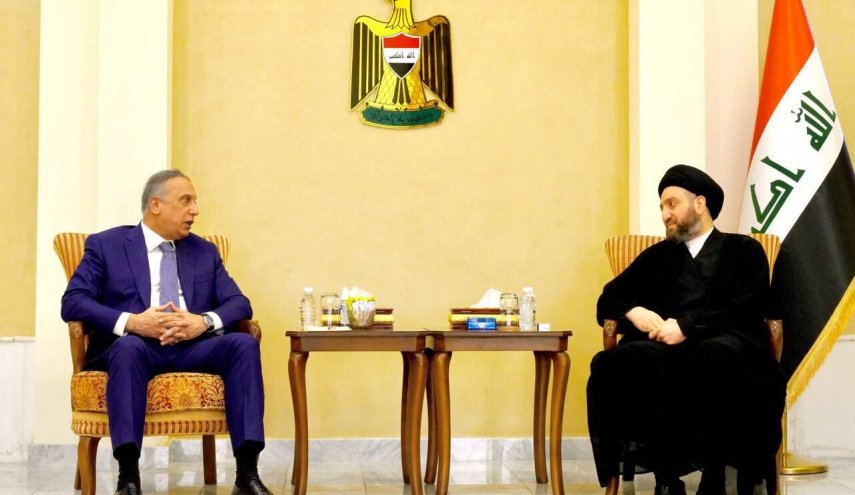 حکیم در دیدار الکاظمی: دولت مبارزه با تروریسم را ادامه دهد