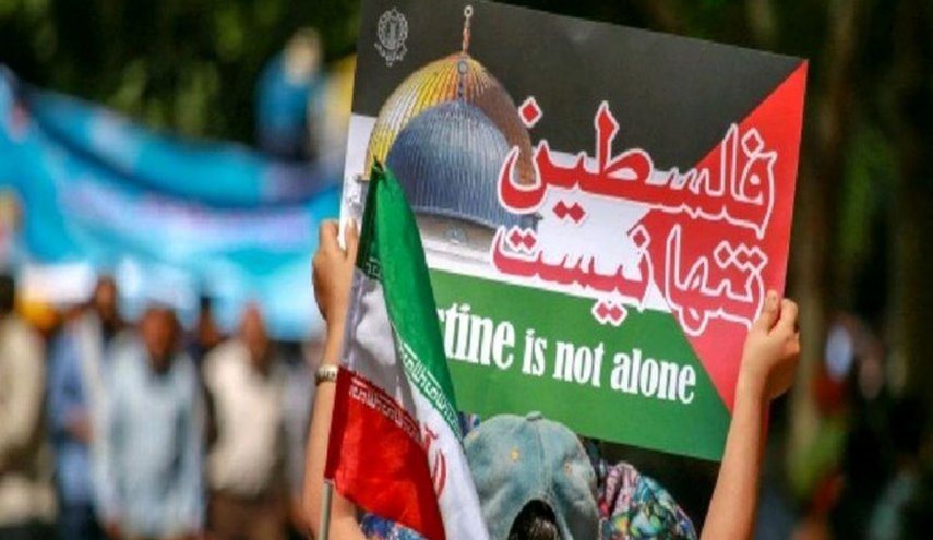 تظاهرات ضد صهیونیستی در تهران/ دوران بزن دررو برای صهیونیست‌ها و حامیان آن پایان یافته است