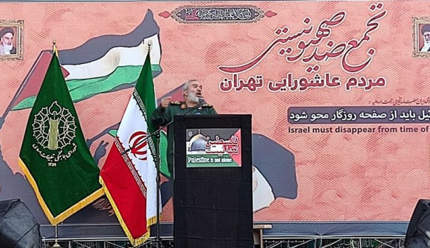 سردار فدوی: روند پر کردن دست فلسطینیان را ادامه می‌دهیم