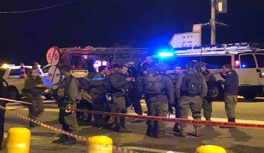 تیراندازی مبارزان فلسطینی به پادگان رژیم اسرائیل در نابلس