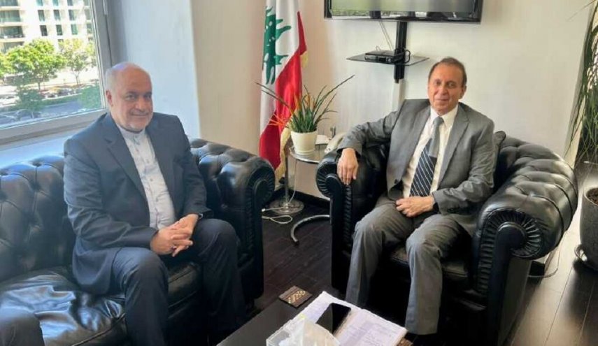 سفیر ایران با وزیر مهاجرت و امور پناهندگان در دولت پیشبرد امور لبنان دیدار کرد
