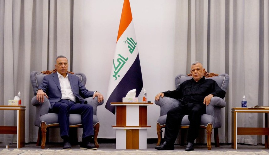 الكاظمي والعامري يبحثان سبل الخروج من الأزمة الحالية بالعراق
