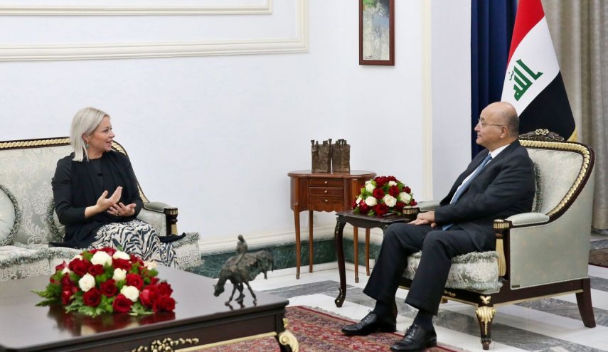 تاکید رئیس جمهوری عراق بر گفت و گو برای برون رفت از بحران