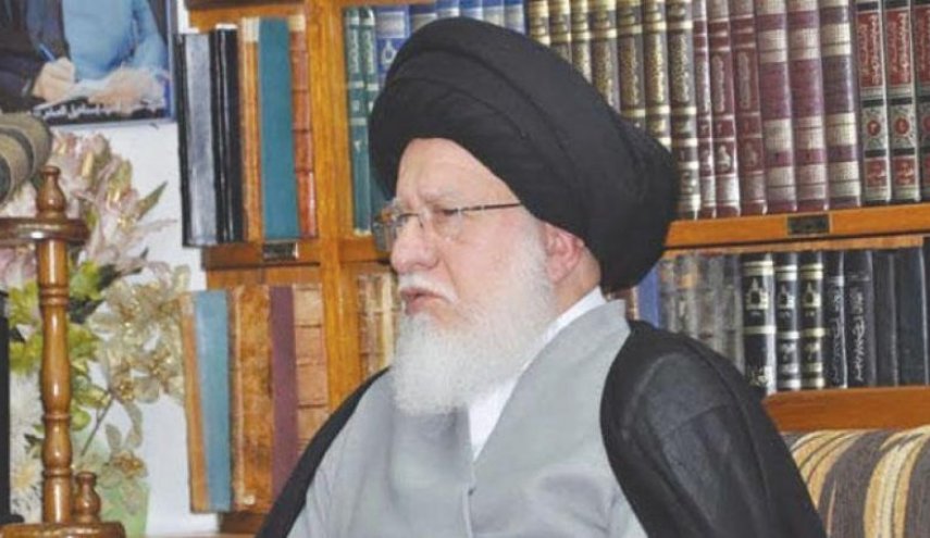 آیت الله سید حسین صدر خواهان کنار گذاشتن سلاح و خاموش کردن شعله فتنه در عراق شد
