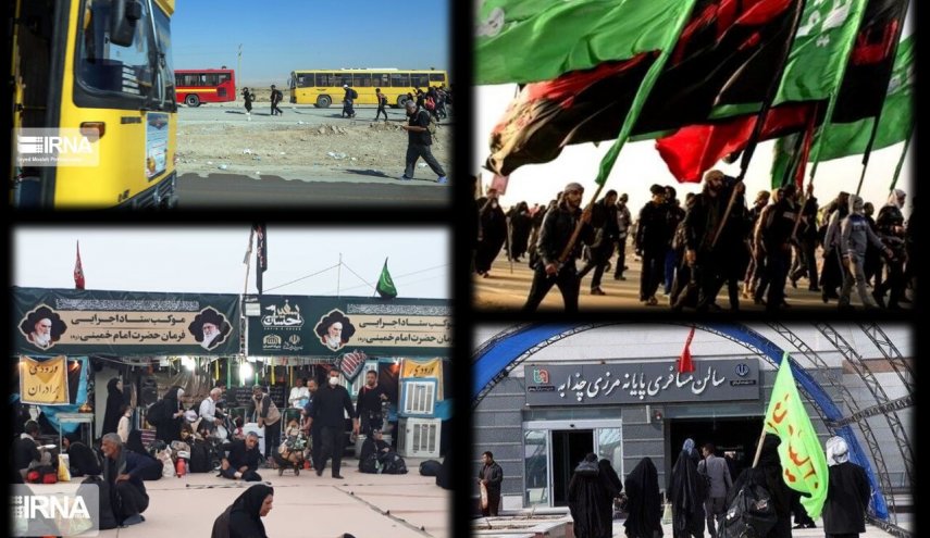 آخرین خبرها از وضعیت گذرگاه‌های مرزی با عراق / اسکان موقت زائران در حسینیه‌ها و موکب‌ها