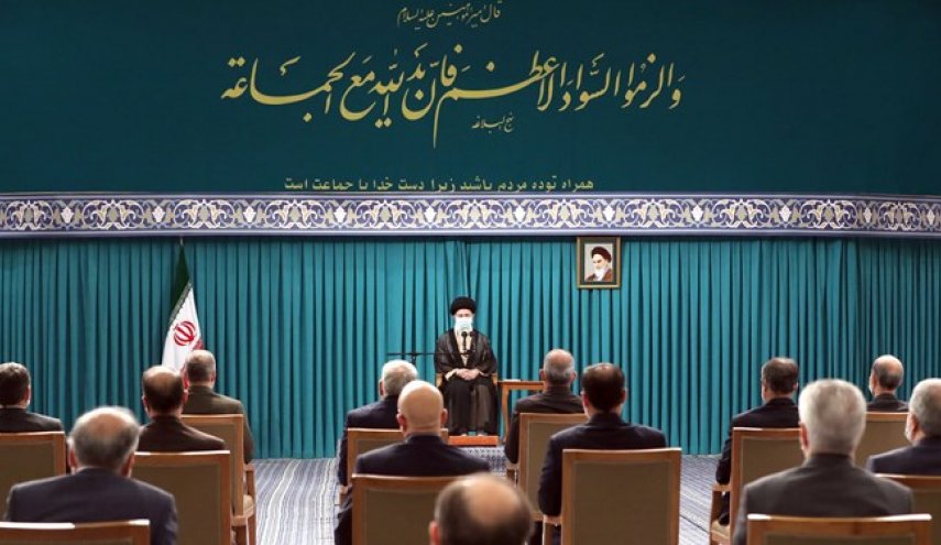 رئیس‌جمهور و اعضای هیئت دولت با رهبر معظم انقلاب دیدار کردند