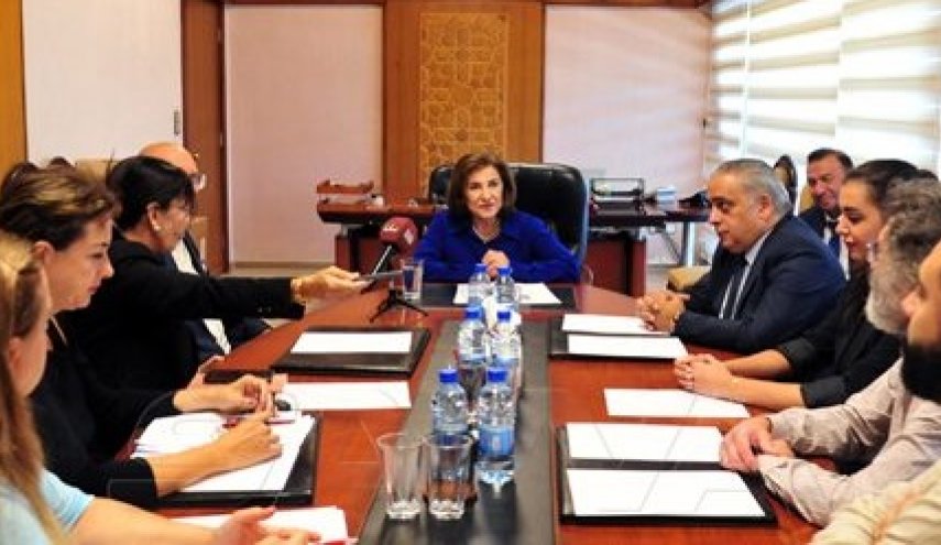 بثينة شعبان تلتقي وفد جمعية البندقية للصداقة الإيطالية العربية