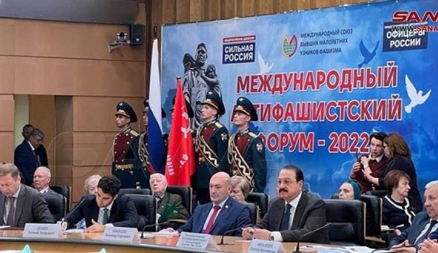 سفیر سوریه در روسیه: آمریکا و متحدانش با احیا ایدئولوژی فاشیسم درصدد ادامه دادن جنایات خود هستند