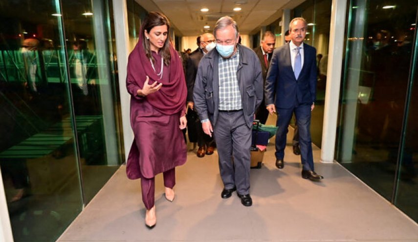سفر دبیرکل سازمان ملل به پاکستان 