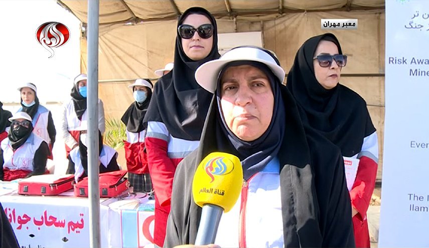 گزارش خبرنگار العالم از حضور فعال هلال احمر برای خدمت رسانی به زائران اربعین
