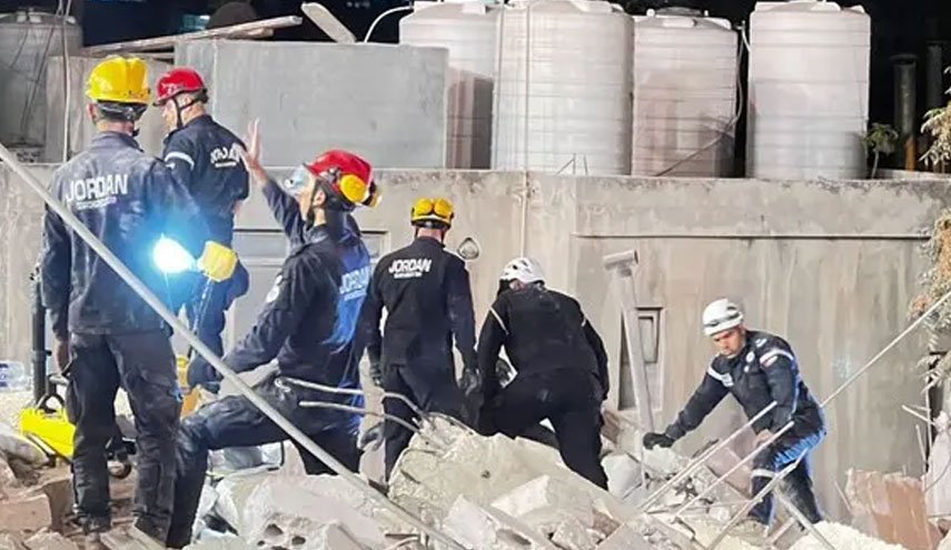 الأردن: ارتفاع وفيات انهيار عمارة سكنية إلى 9 أفراد