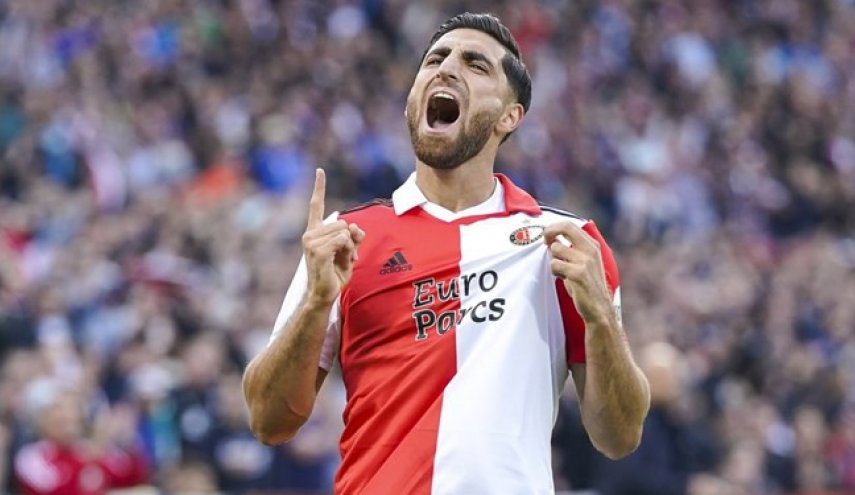 الايراني علي رضا جهانبخش يتألق في الدوري الاوروبي