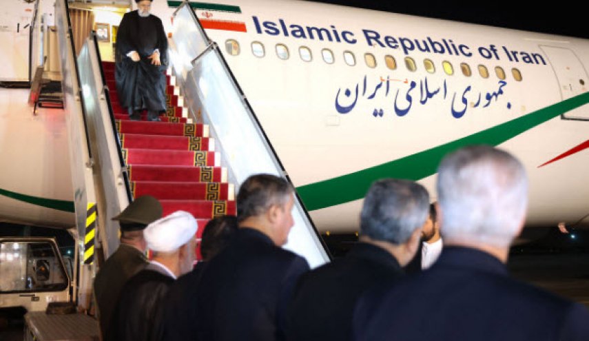 آیت‌الله رئیسی دقایقی قبل وارد فرودگاه مهرآباد تهران شد