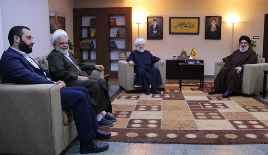 دیدار رئیس اتحادیه جهانی علمای مقاومت با «سیدحسن نصرالله»