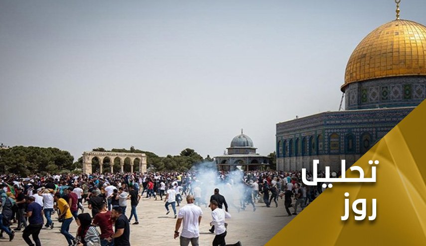 اقدامات وهن آلود شهرک نشینان صهیونیست در مسجد الاقصی