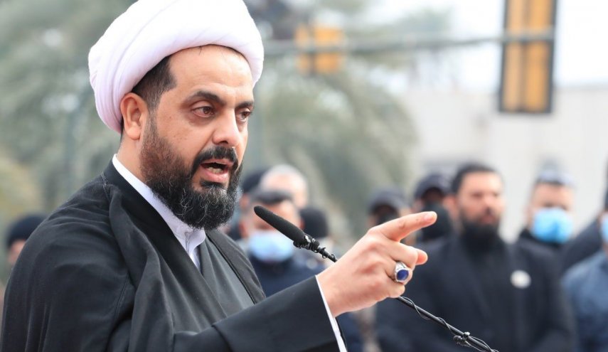 الخزعلی: ماکرون برای انتخاب مجدد الکاظمی مداخله کرده است/فرانسه موضعش را اصلاح کند