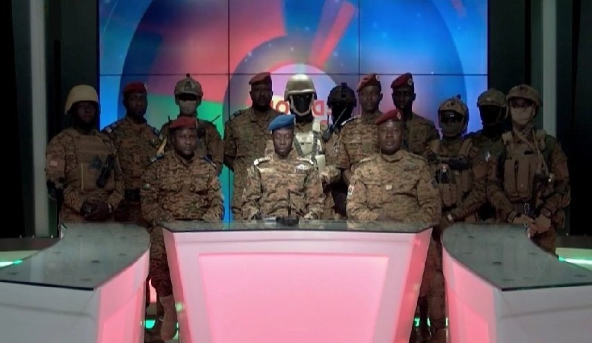 قادة الانقلاب في بوركينا فاسو يصدرون بيانا 
