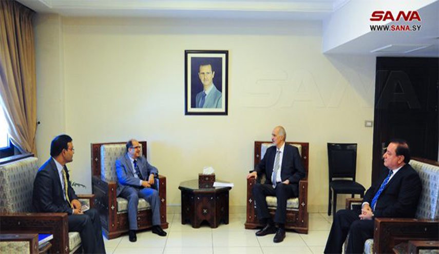 قضايا مشتركة يبحثها الجعفري مع معاون وزير خارجية الهند