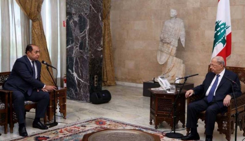 عون یبحث مع وفد جامعة الدول العربية الأولويات فی لبنان
