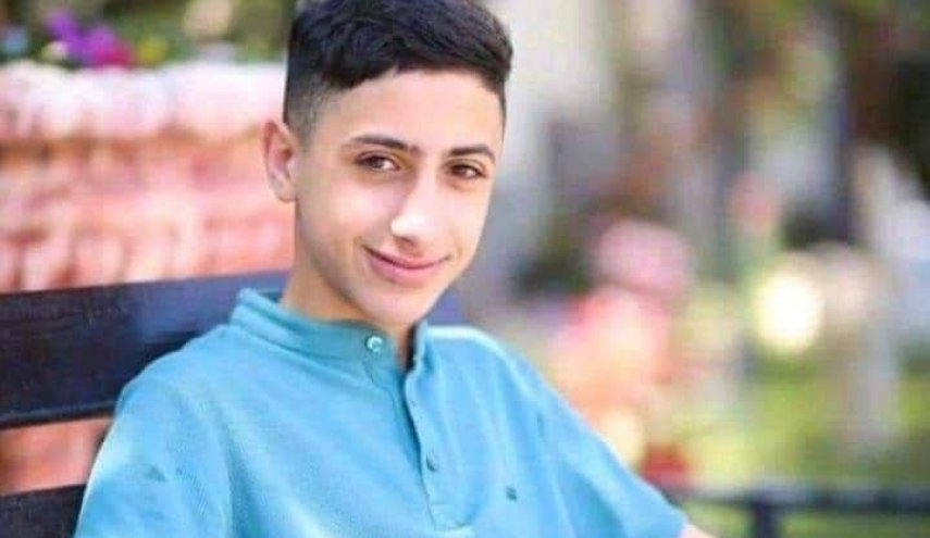 شهادت یک نوجوان 14 ساله فلسطینی به ضرب گلوله نظامیان صهیونیست 
