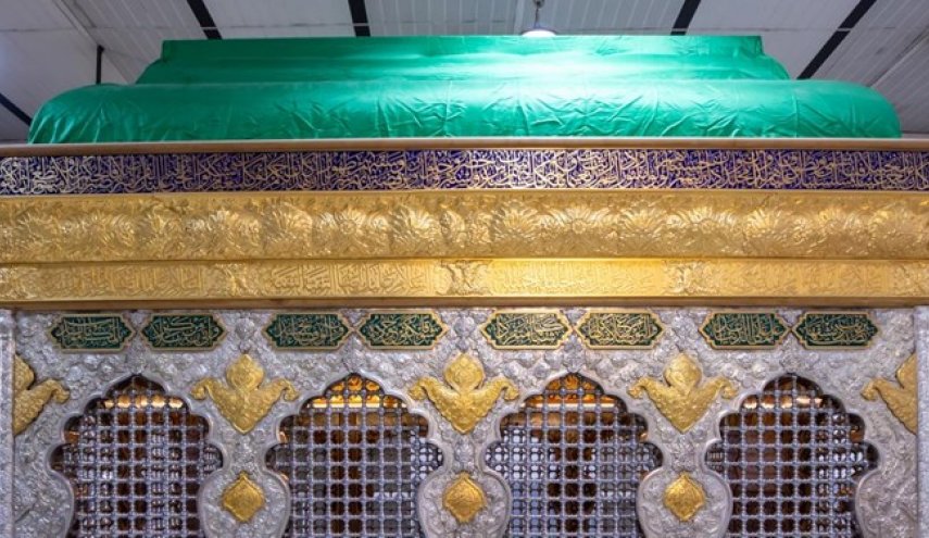 ویدئویی از زمان افتتاح ضریح جدید حرم حضرت زینب (س)
