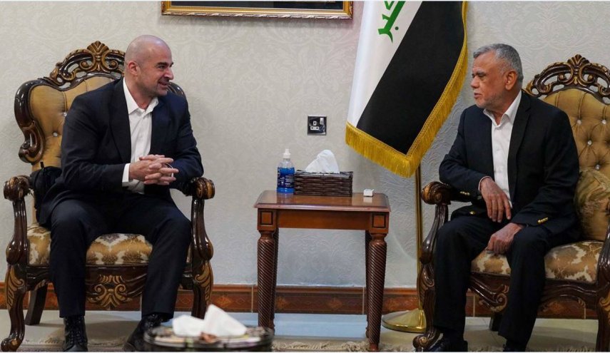 العامري وطالباني يشددان على الاسراع بتشكيل حكومة العراق
