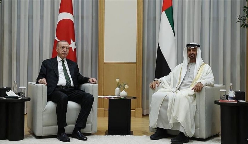 توافق «بن زاید» و «اردوغان» /  ابوظبی و آنکارا سطح همکاری خود را ارتقاء می دهند