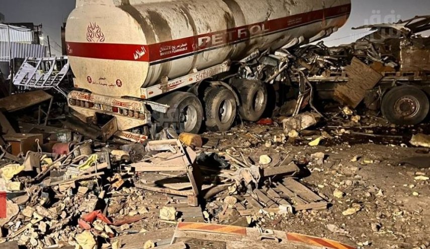 الإعلام الأمني تكشف أسباب انفجار الصهريج شرقي بغداد