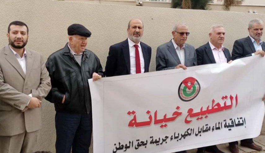 الأردن.. رفض شعبي لاتفاقية 