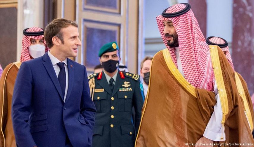رایزنی ماکرون و ولی‌عهد سعودی درباره بحران لبنان