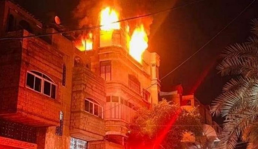 آتش سوزی در شمال غزه به مرگ 21 نفر انجامید+ عکس