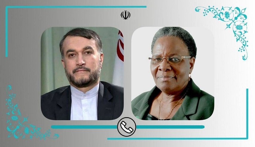 أميرعبداللهيان يعرب عن أمله في تعزیز التعاون مع نامیبیا