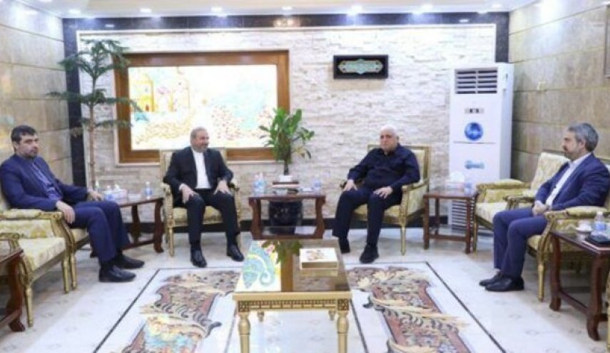 سفیر ایران در عراق با رئیس الحشد الشعبی دیدار کرد