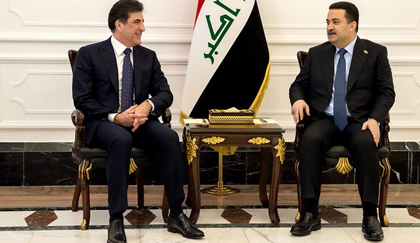 گفت‌وگوی السودانی و بارزانی درباره آخرین تحولات امنیتی و سیاسی عراق