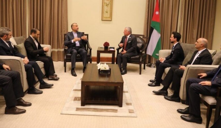 امیرعبداللهیان پیام رئیسی را تسلیم پادشاه اردن کرد