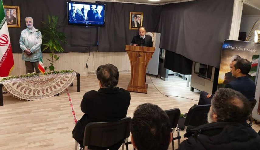 بزرگداشت سومین سالگرد شهادت سردار سلیمانی در سوئد برگزار شد