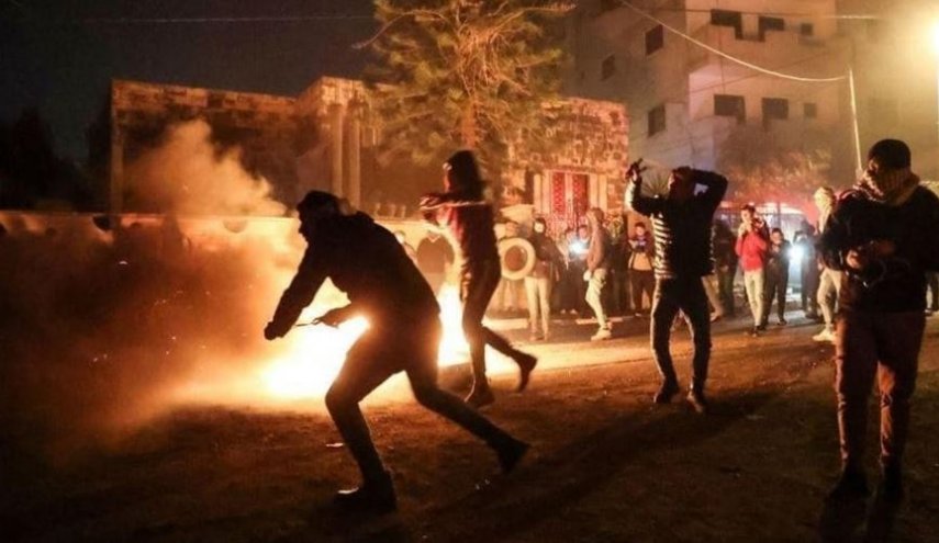جوانان فلسطینی برج دیده‌بانی در نابلس را به آتش کشیدند