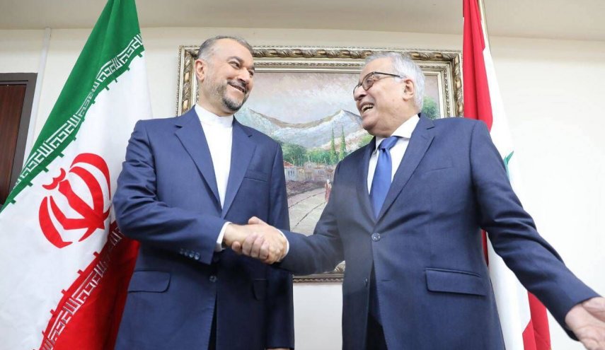 دیدار و گفتگوی امیر عبداللهیان با وزیر خارجه لبنان